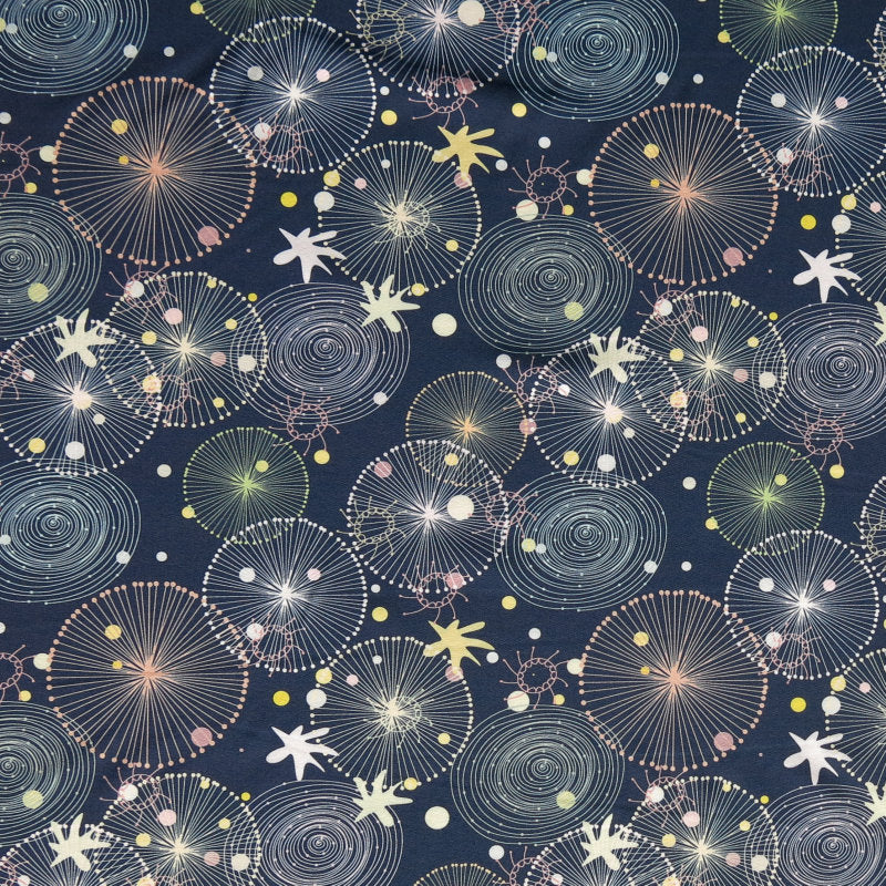 Boardshort Fabric Molecule Madness Flow Stretch Woven
