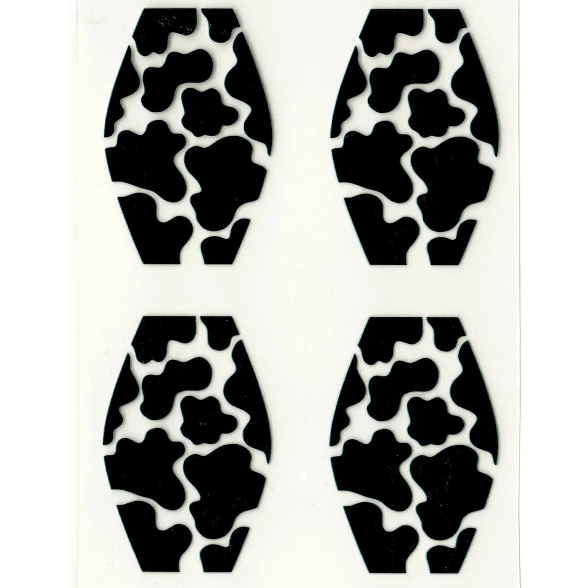 UV DTF Decal - Moo Print (4 Decals 2")