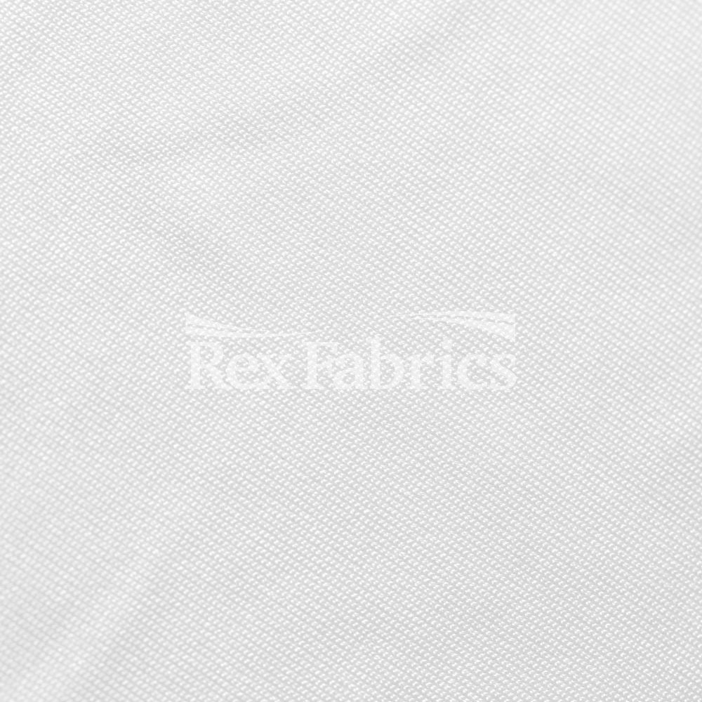 Motion Basics PFP Polyester Spandex Fabric - White Solid, 58/60" Width (1 Yard)