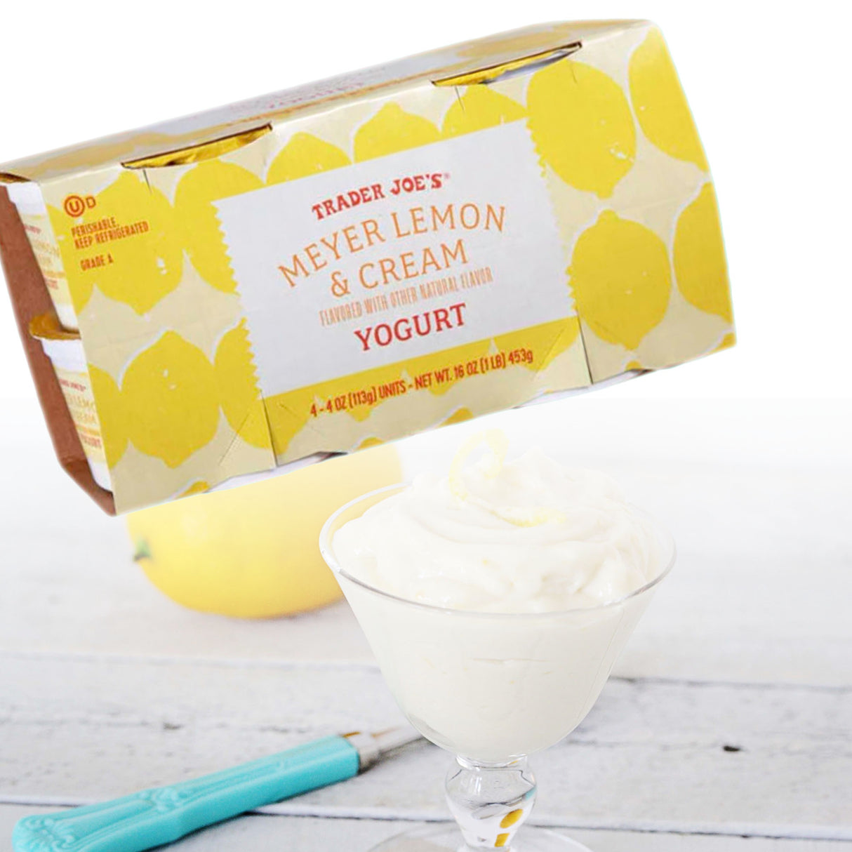 Meyer Lemon & Cream Yogurt - 16 Oz