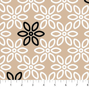 Cotton Print Multi Hexagonal Soho Fabric 44/45