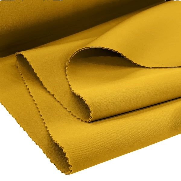 Neoprene Scuba Super Techno Polyester Spandex Fabric - Solid Colors, 58" Width, 1.5 Mm Thickness (1 Yard)