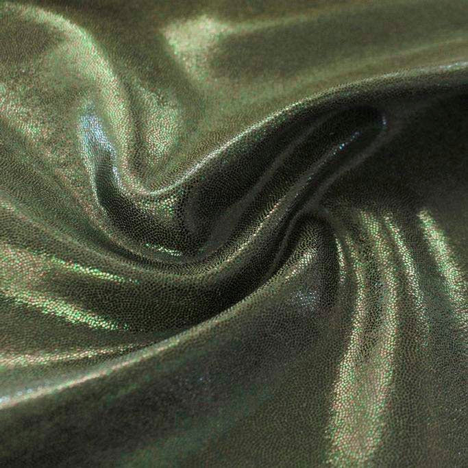 Mystique Foiled Spandex Nylon Spandex Fabric - Foiled Print, 54" Width (1 Yard)