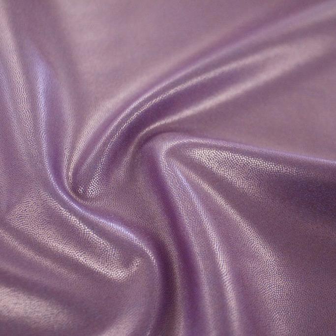 Mystique Pearl Foiled Spandex Fabric - Platinum/Silver, 54" Width (1 Yard)