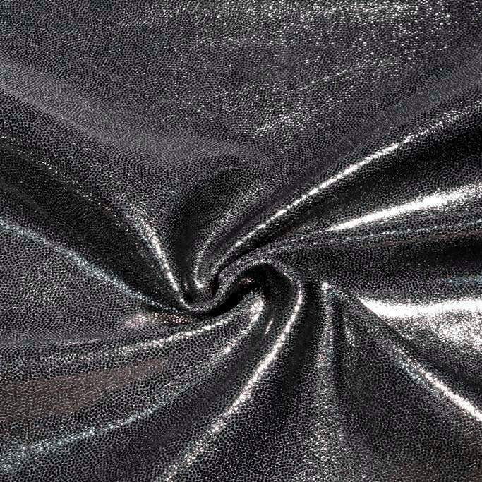 Mystique Foiled Spandex Nylon Spandex Fabric - Foiled Print, 54" Width (1 Yard)