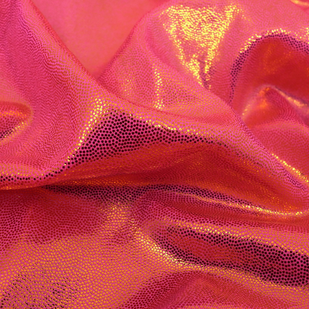 Mystique Foiled Spandex Nylon Spandex Fabric - All-Over Foil Print, 54" Width, 4-Way Stretch (1 Yard)
