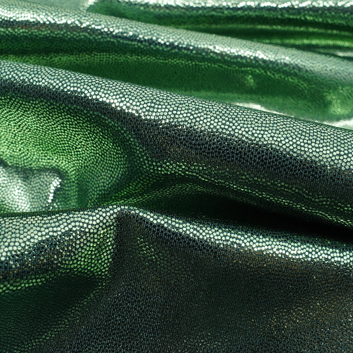 Mystique Foiled Spandex Nylon Spandex Fabric - All-Over Foil Print, 54" Width, 4-Way Stretch (1 Yard)