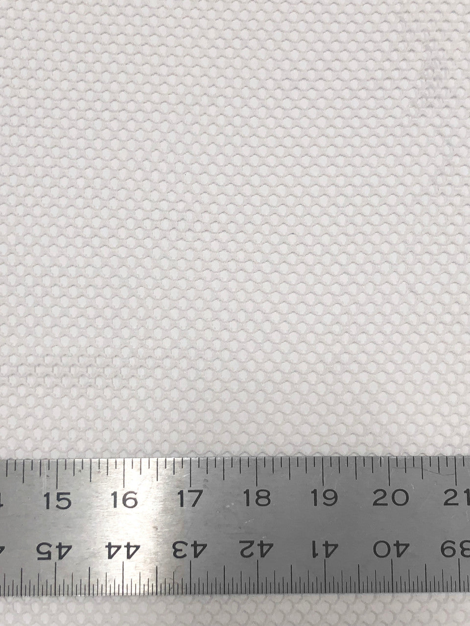 Polyester Mesh Fabric - White See Through Plain Mesh, 64" Width