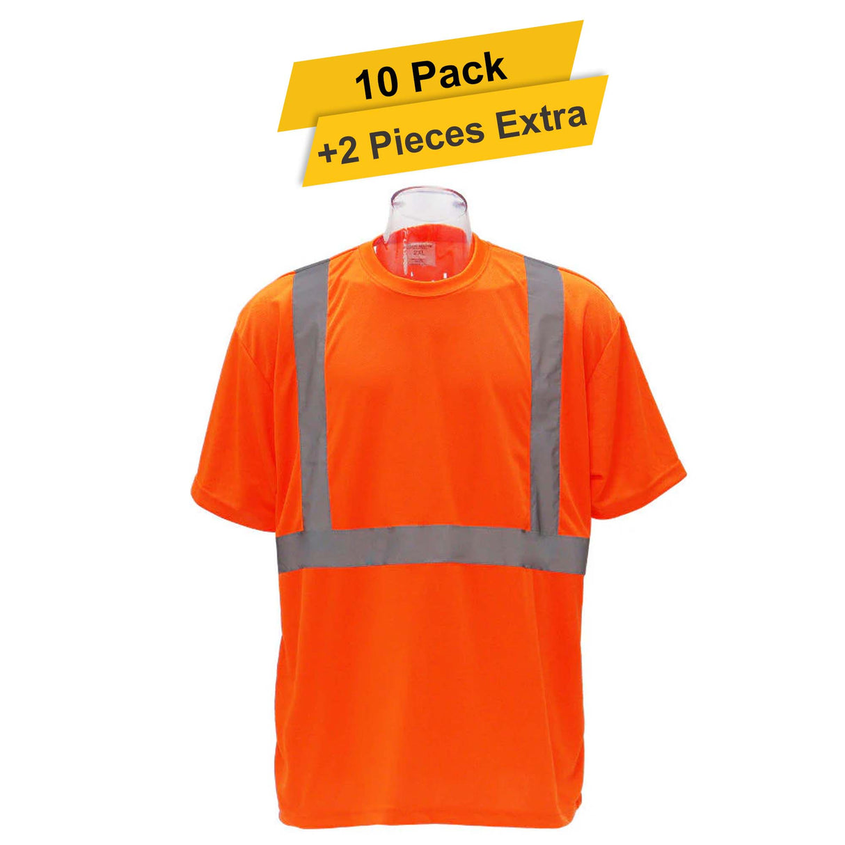 Safety T-Shirt 10 pack 100% polyester