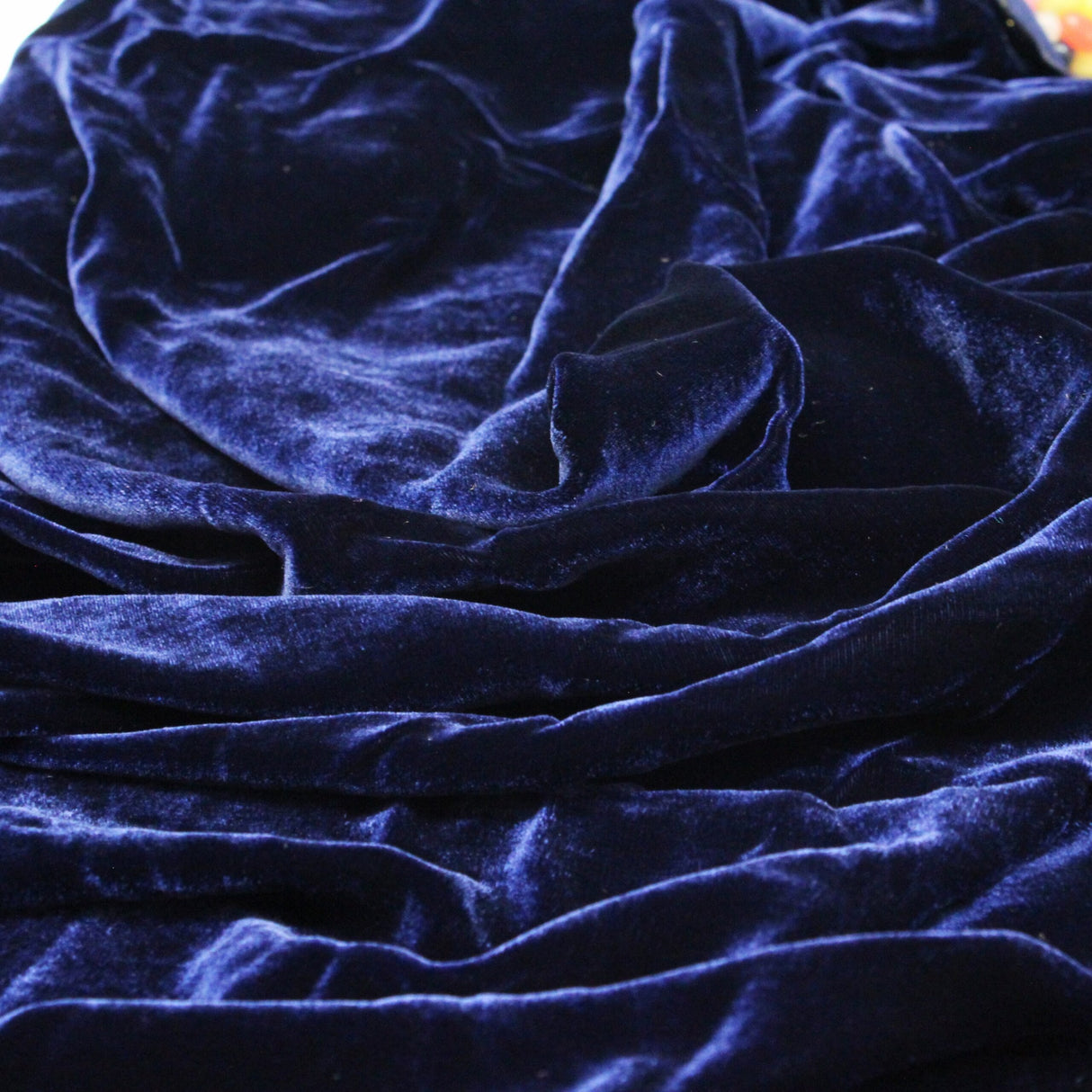 Premium Silk Rayon Velvet Fabric - Azalea, 45" Width (1 Yard)