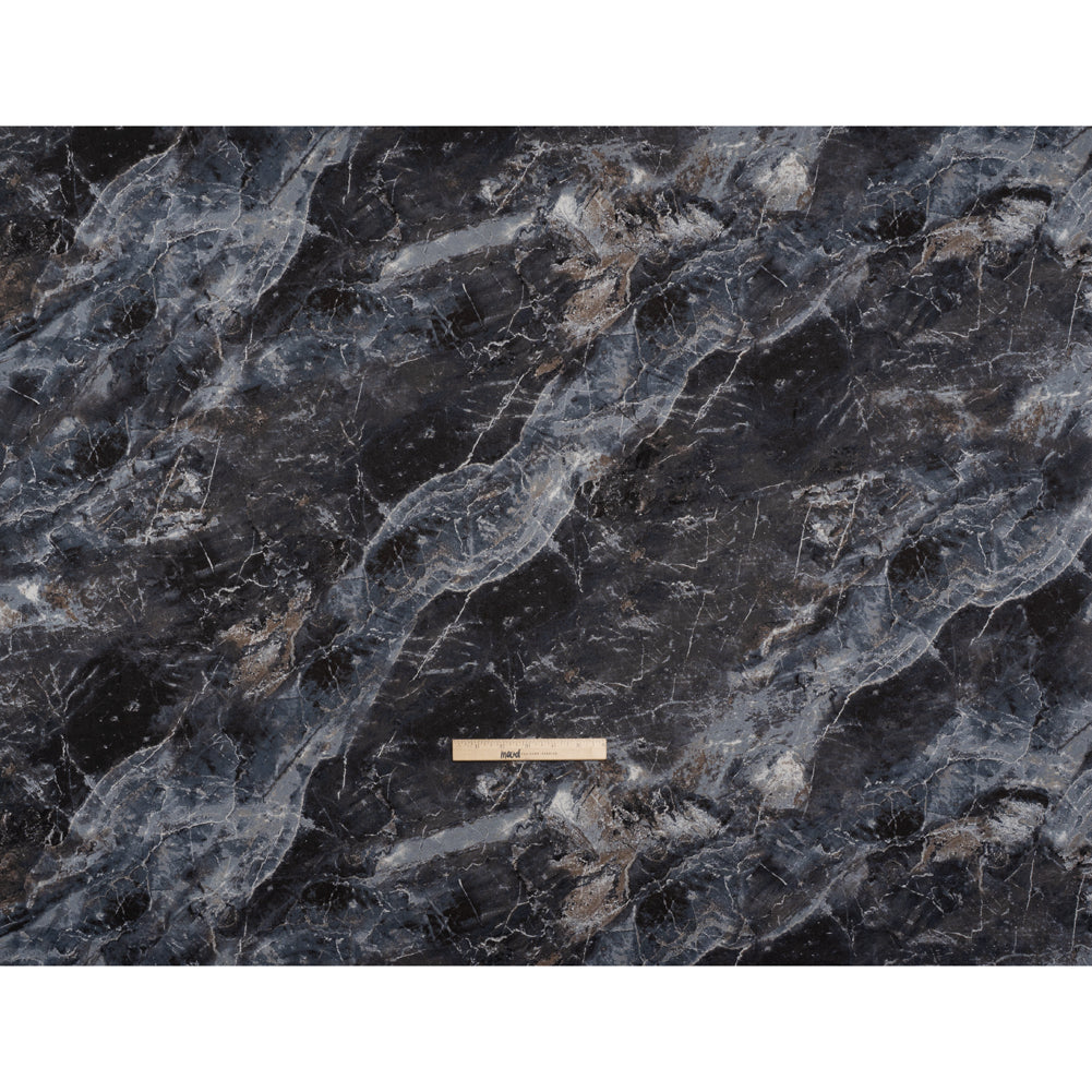Stonehenge Quilting Cotton by Northcott - Cool Gray Marble 6 Stone Crackle - Surfaces Collection