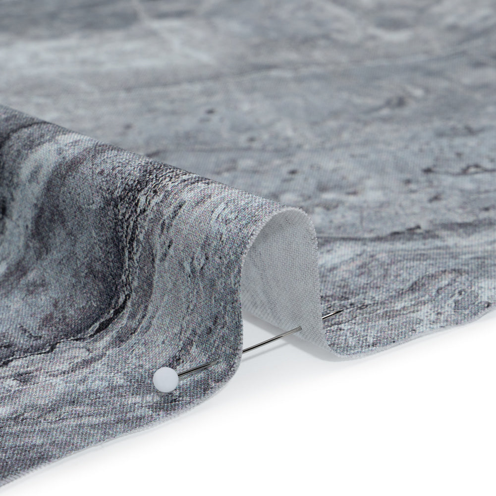 Stonehenge Wide Backing Quilting Cotton by Northcott - Cool Gray Marble 12 Earth Textures, 108" Width - Surfaces Wide Backing Collection
