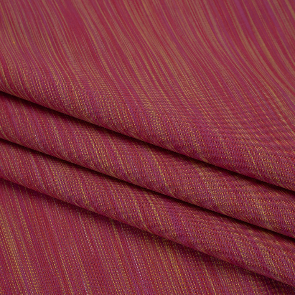 Woven Quilting Cotton Fabric by FIGO Studio - Berry Striated - Space Dye Collection