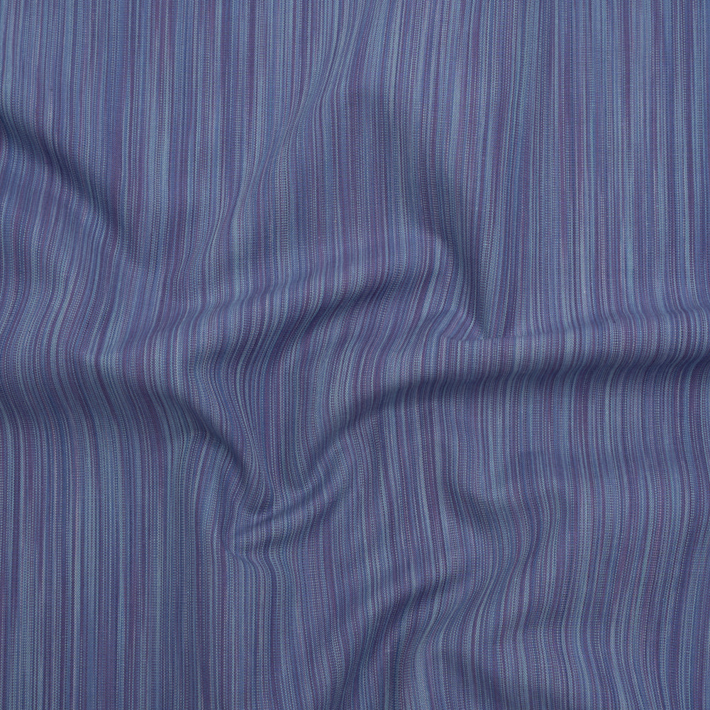 Woven Quilting Cotton Fabric by FIGO Studio - Navy Striated - Space Dye Collection