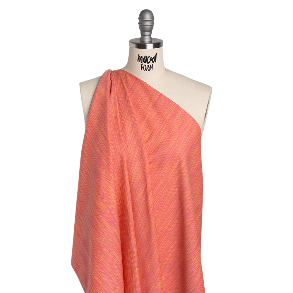 Woven Quilting Cotton Fabric by FIGO Studio - Rose Striated - Space Dye Collection