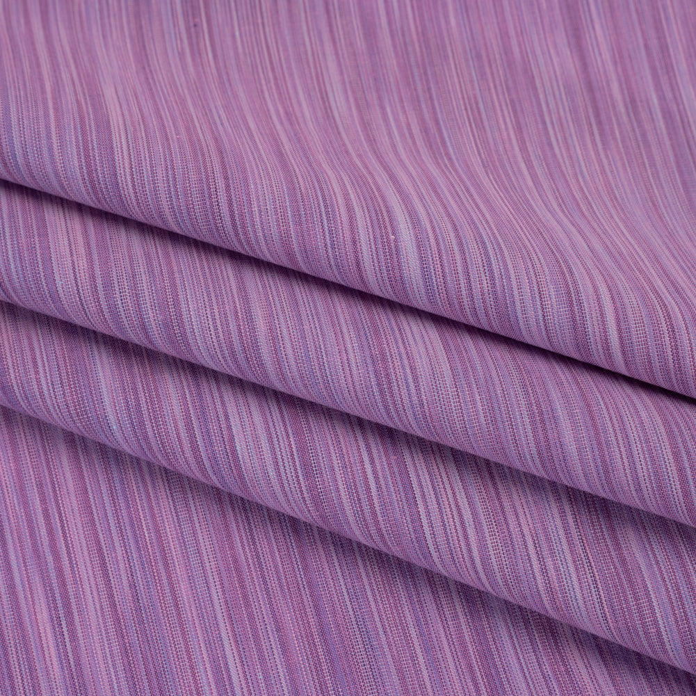 Woven Quilting Cotton Fabric by FIGO Studio - Lavender Striated - Space Dye Collection