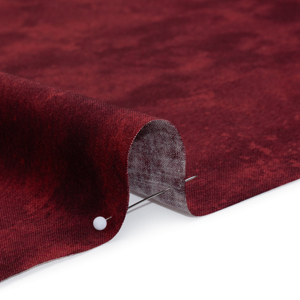 Printed Quilting Cotton by Deborah Edwards Northcott Studio - Cabernet Fresco Texture - Toscana Collection