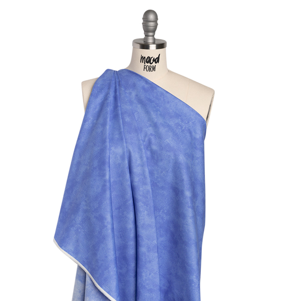 Printed Quilting Cotton by Deborah Edwards Northcott Studio - Cornflower Fresco Texture - Toscana Collection