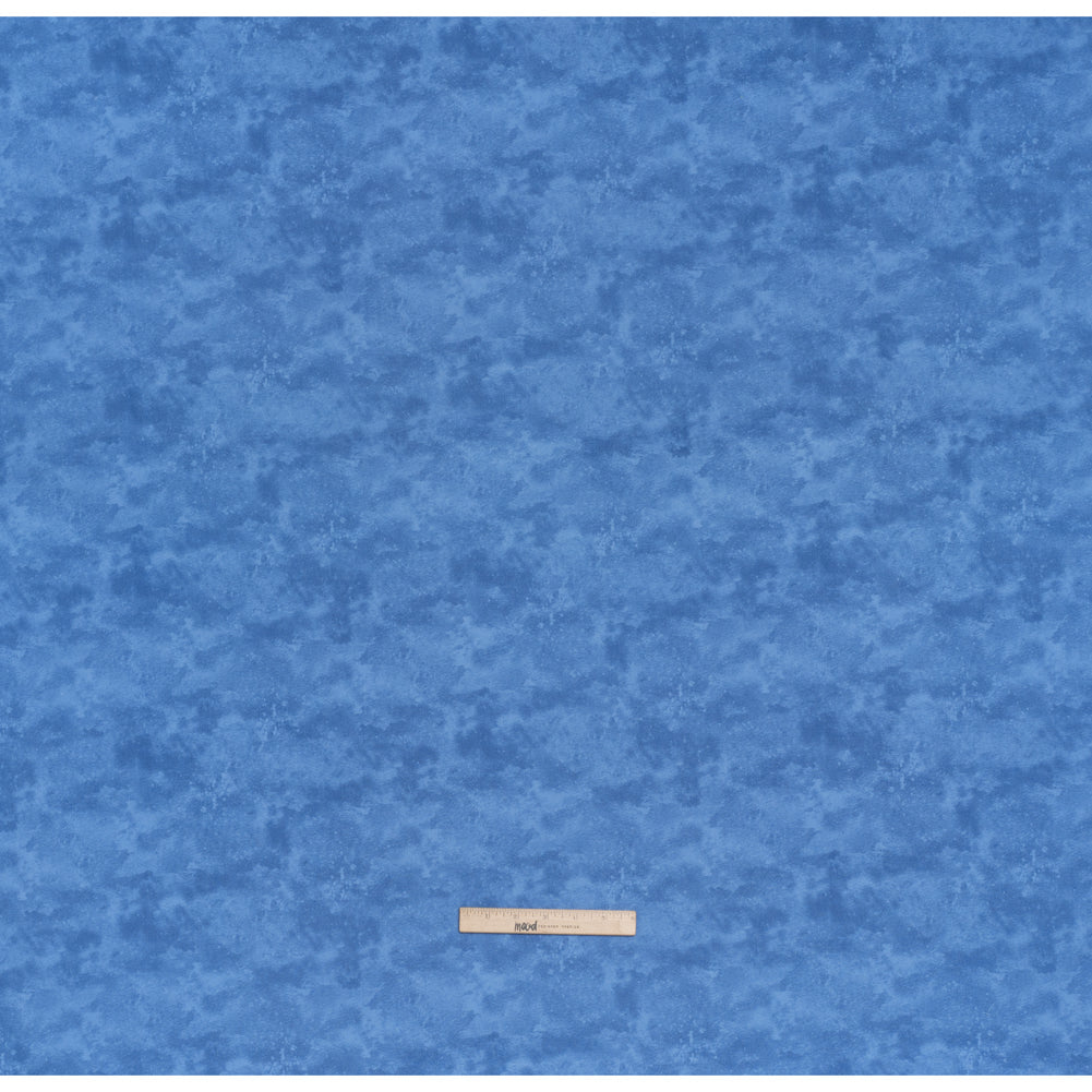 Printed Quilting Cotton by Deborah Edwards Northcott Studio - Got The Blues Fresco Texture - Toscana Collection