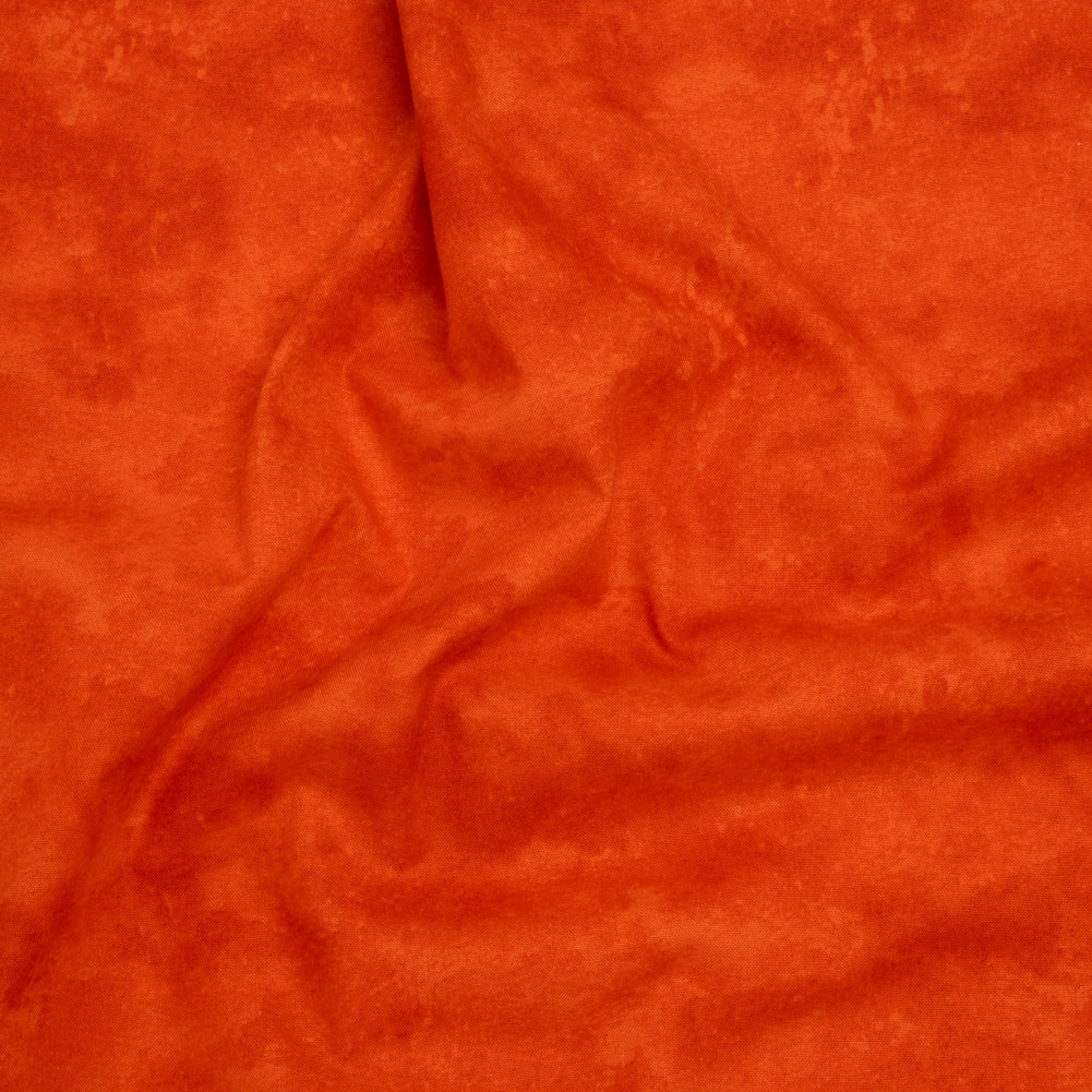Printed Quilting Cotton by Deborah Edwards Northcott Studio - Fire Coral Fresco Texture - Toscana Collection