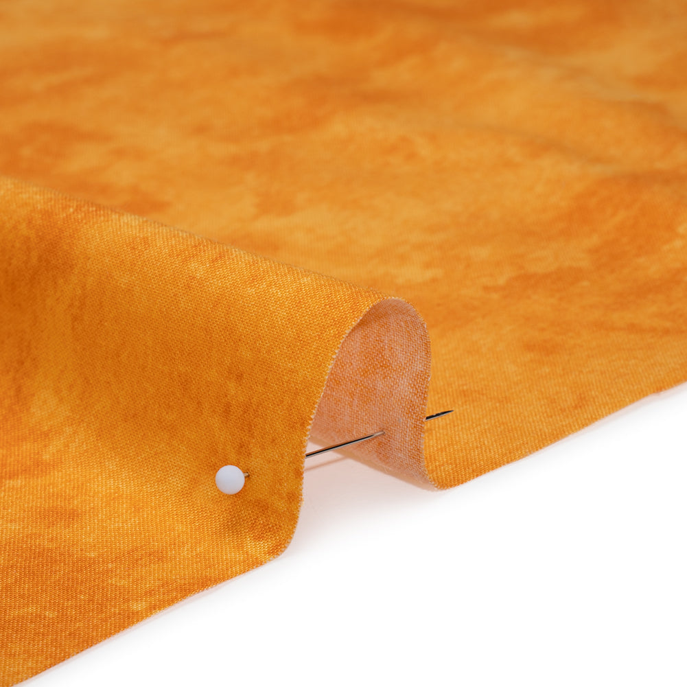 Printed Quilting Cotton by Deborah Edwards Northcott Studio - Orange Peel Fresco Texture - Toscana Collection