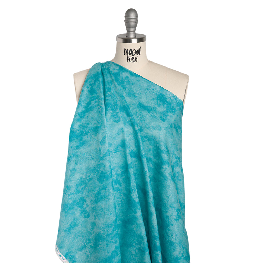 Printed Quilting Cotton by Deborah Edwards Northcott Studio - Bermuda Breeze Fresco Texture - Toscana Collection