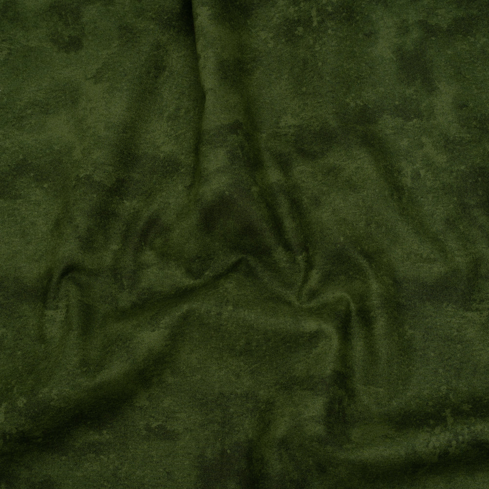 Printed Quilting Cotton by Deborah Edwards Northcott Studio - Basil Fresco Texture - Toscana Collection