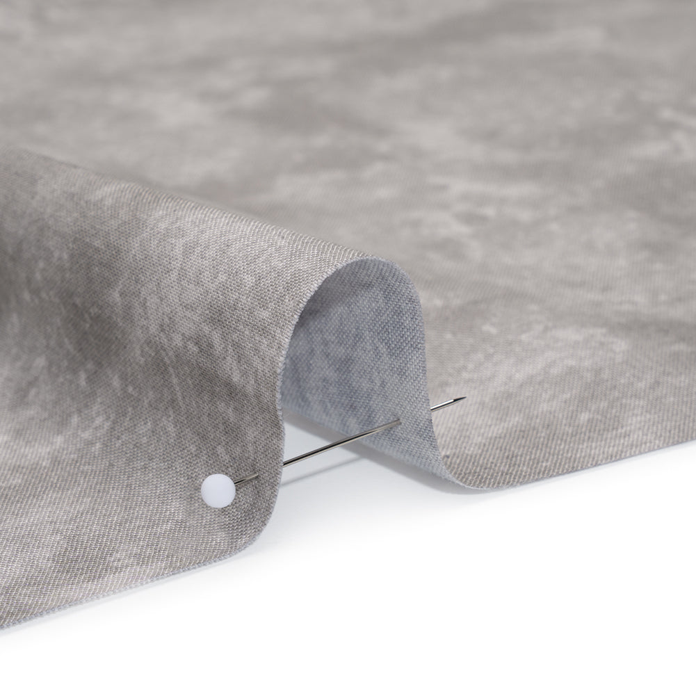 Printed Quilting Cotton by Deborah Edwards Northcott Studio - Going Grey Fresco Texture - Toscana Collection