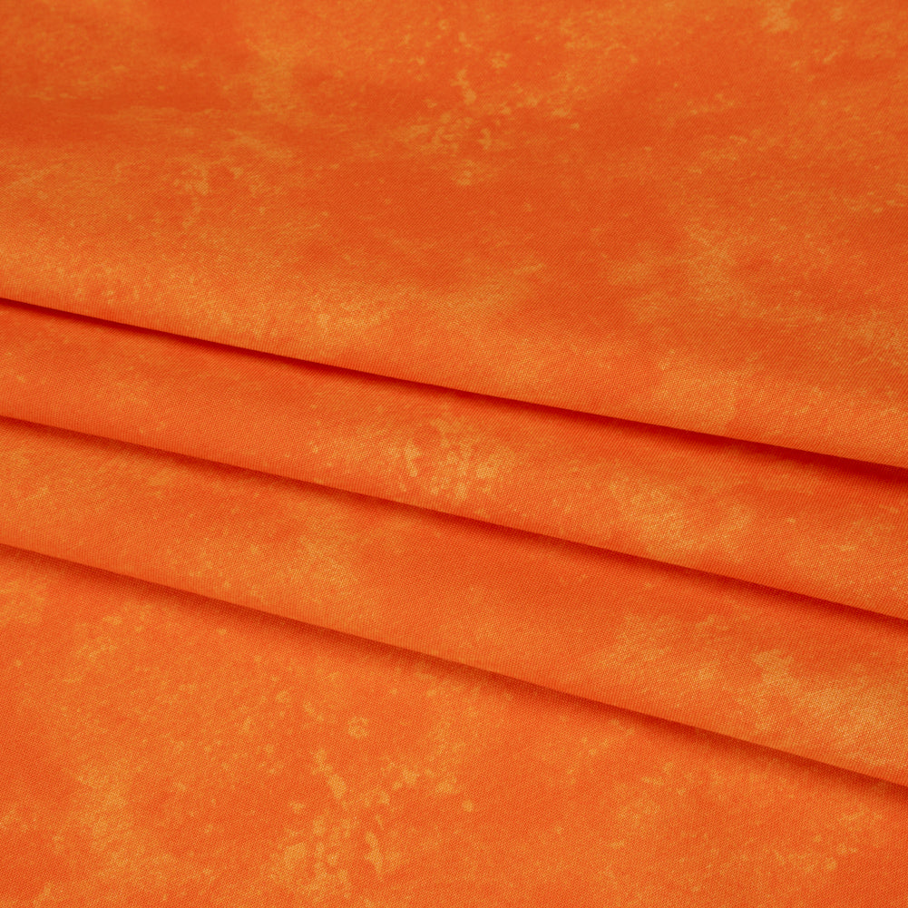 Printed Quilting Cotton by Deborah Edwards Northcott Studio - Orange Zest Fresco Texture - Toscana Collection