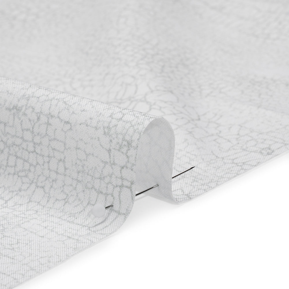 Wide Backing Quilting Cotton by Northcott, 108" Wide - Snow Abstract Texture - Crackle Wide Backing Collection