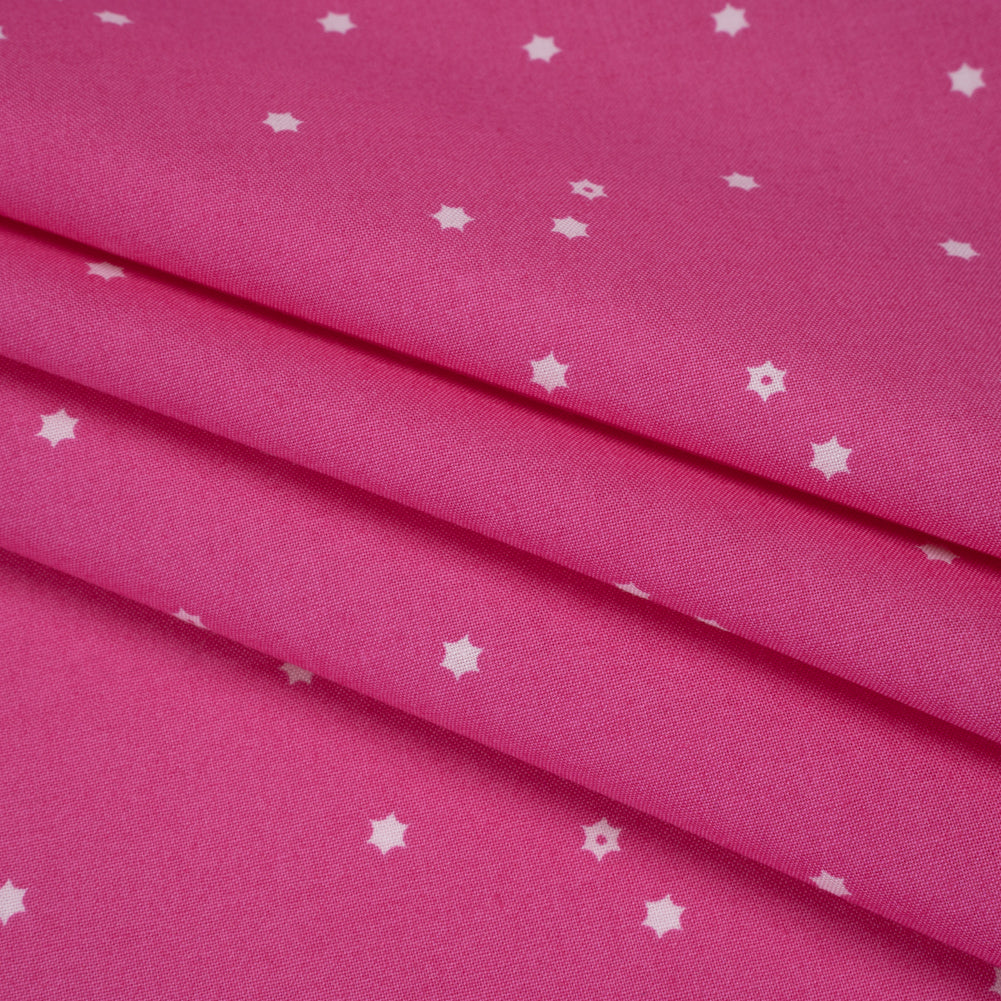 Printed Quilting Cotton by Ghazal Razavi for FIGO Studio - Pink Flowers - Seasons Basics Collection