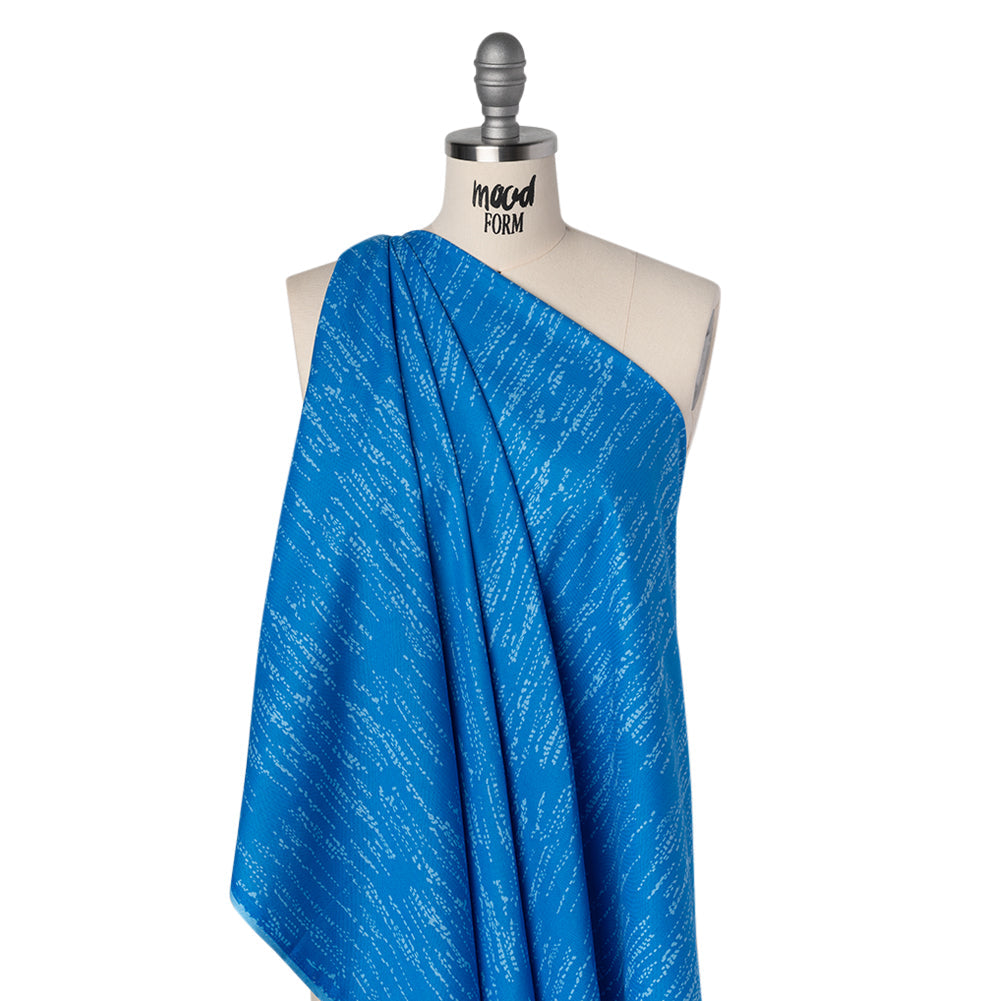 Printed Quilting Cotton by Ghazal Razavi for FIGO Studio - Blue Grass Patch - Seasons Basics Collection