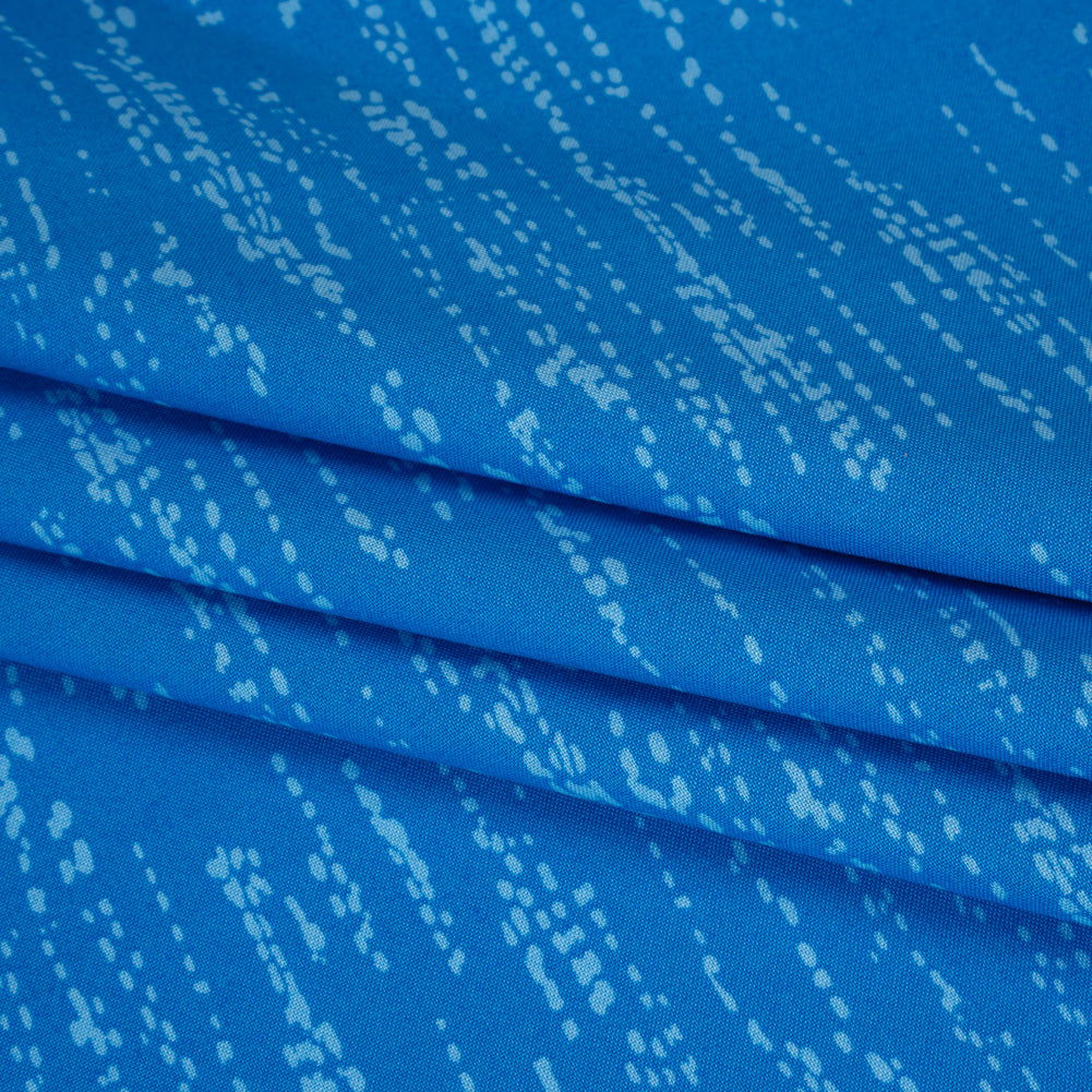 Printed Quilting Cotton by Ghazal Razavi for FIGO Studio - Blue Grass Patch - Seasons Basics Collection