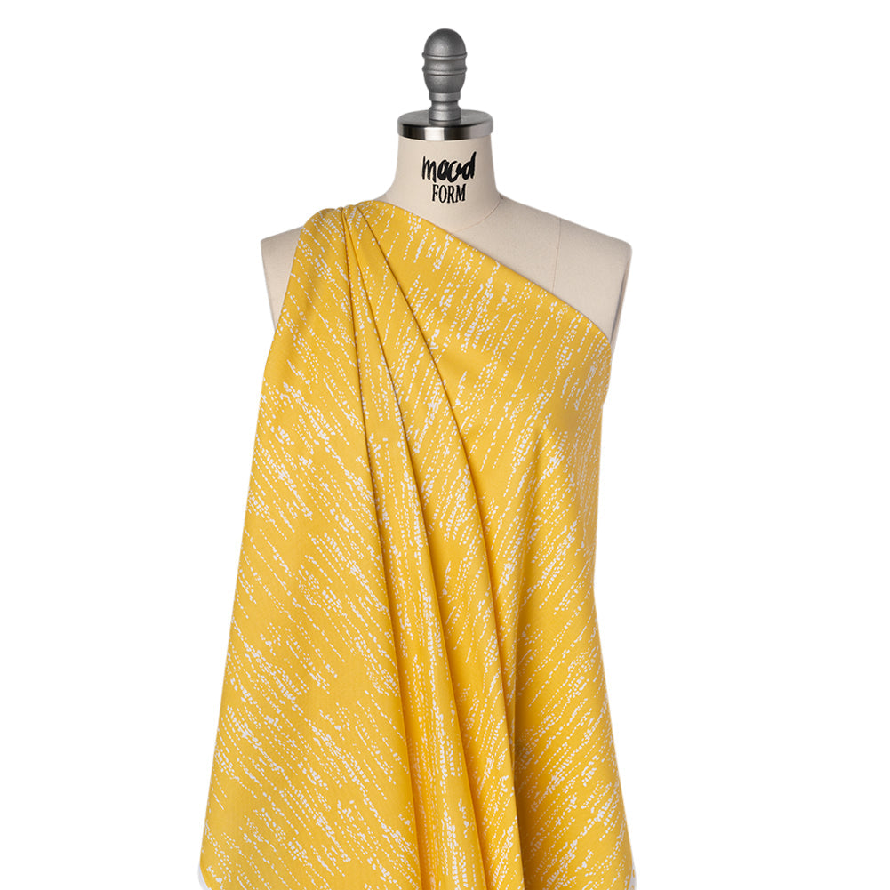 Printed Quilting Cotton by Ghazal Razavi for FIGO Studio - Butter Grass Patch - Seasons Basics Collection