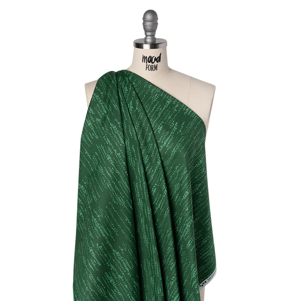 Printed Quilting Cotton by Ghazal Razavi for FIGO Studio - Green Grass Patch - Seasons Basics Collection