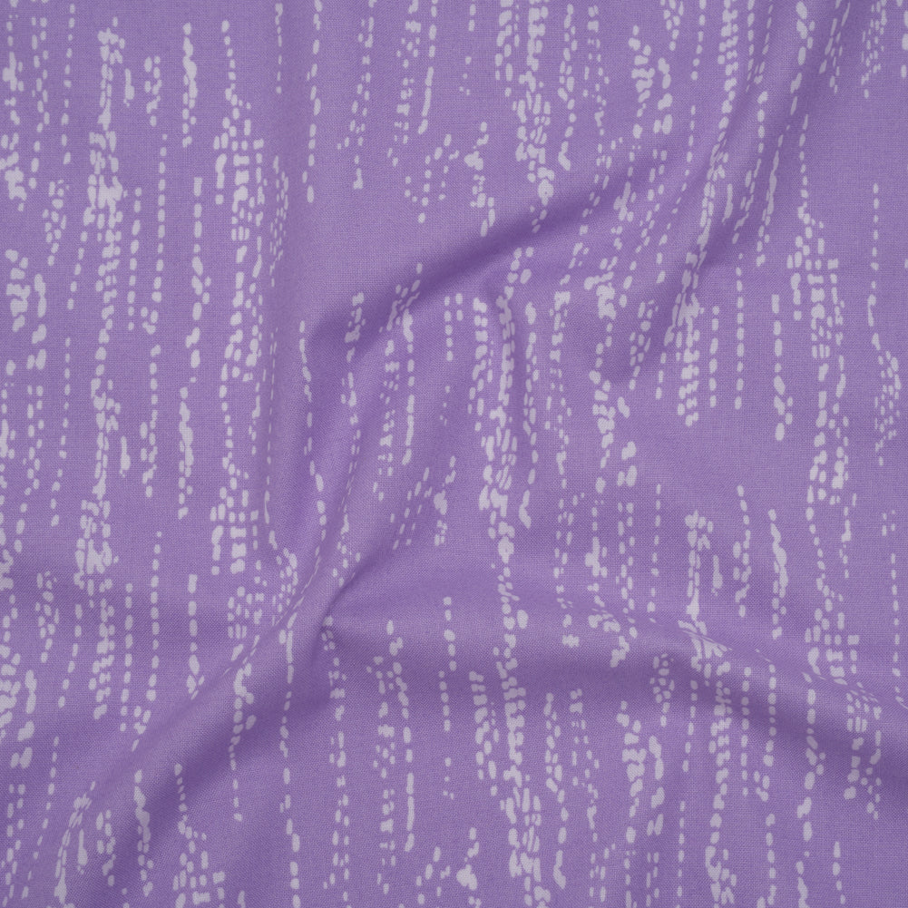 Printed Quilting Cotton by Ghazal Razavi for FIGO Studio - Lilac Grass Patch - Seasons Basics Collection