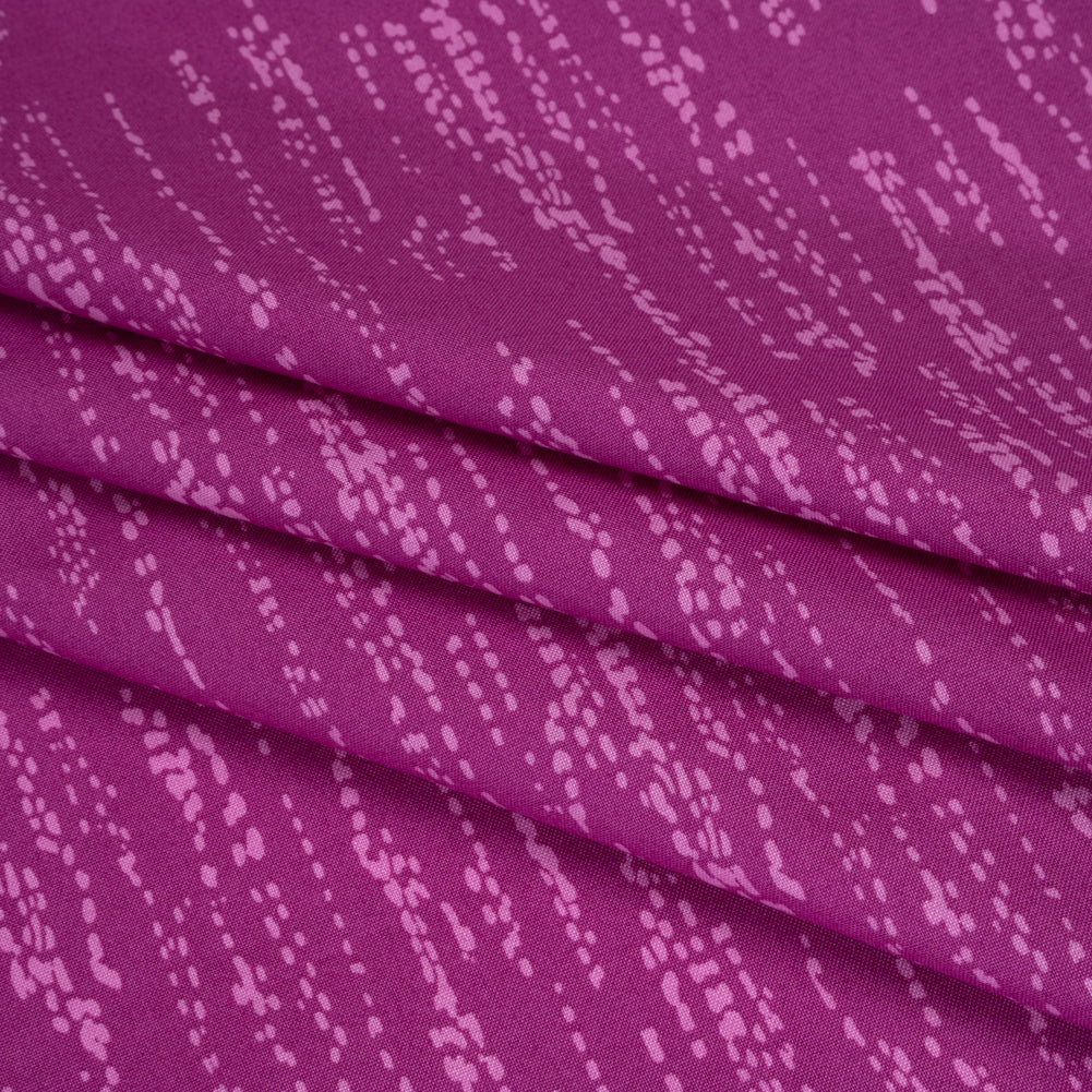 Printed Quilting Cotton by Ghazal Razavi for FIGO Studio - Fuchsia Grass Patch - Seasons Basics Collection