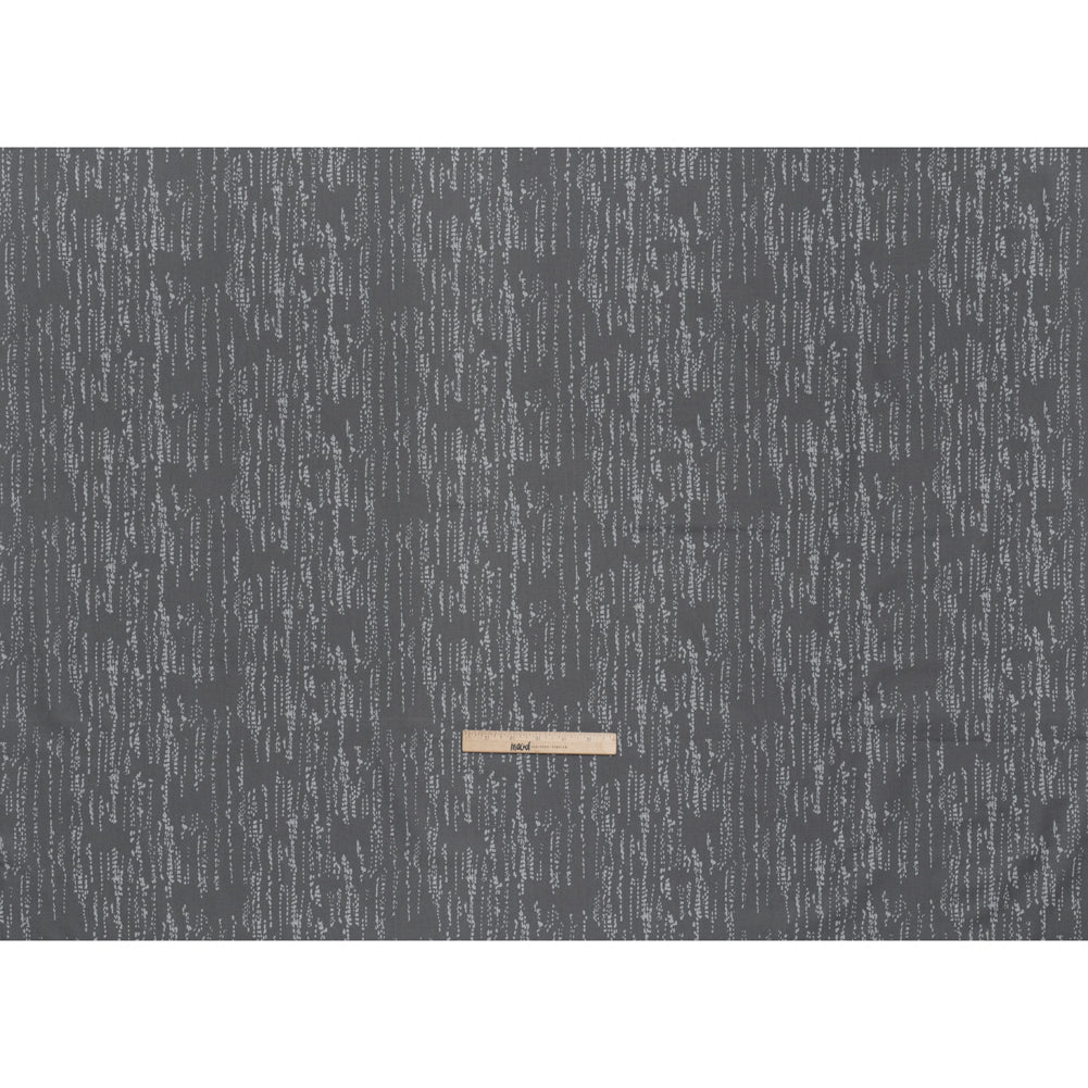 Printed Quilting Cotton by Ghazal Razavi for FIGO Studio - Gray Grass Patch - Seasons Basics Collection