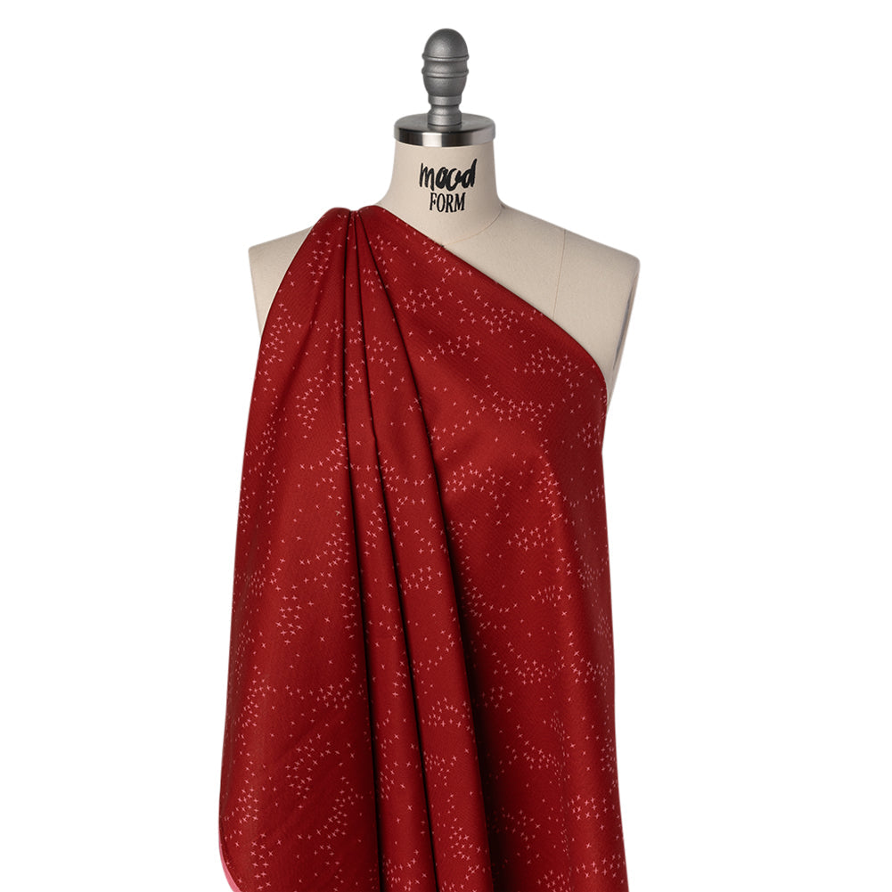 Printed Quilting Cotton by Ghazal Razavi for FIGO Studio - Red Birds - Seasons Basics Collection