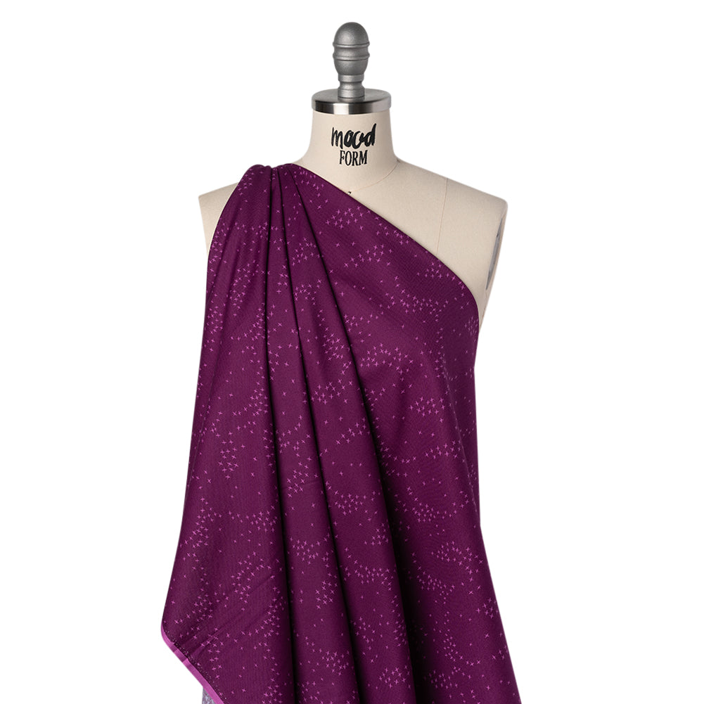 Printed Quilting Cotton by Ghazal Razavi for FIGO Studio - Berry Birds - Seasons Basics Collection