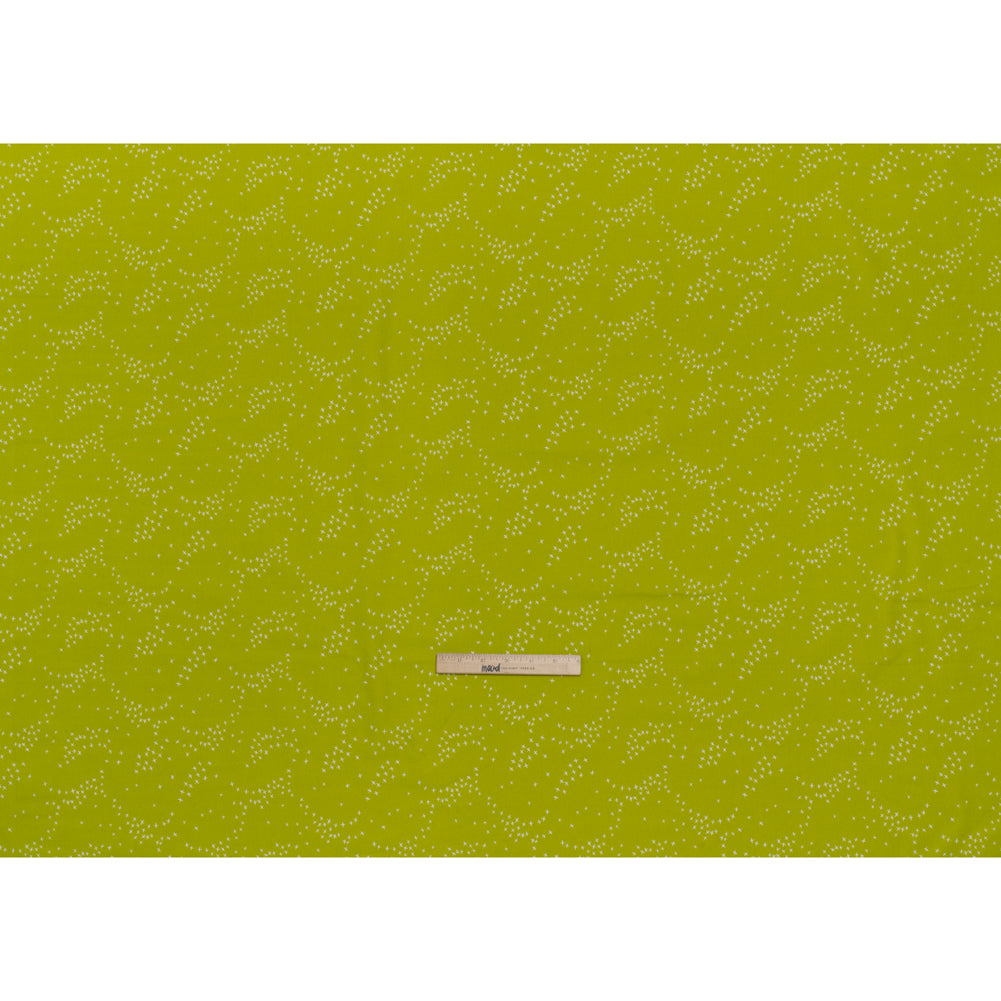 Printed Quilting Cotton by Ghazal Razavi for FIGO Studio - Pistachio Birds - Seasons Basics Collection