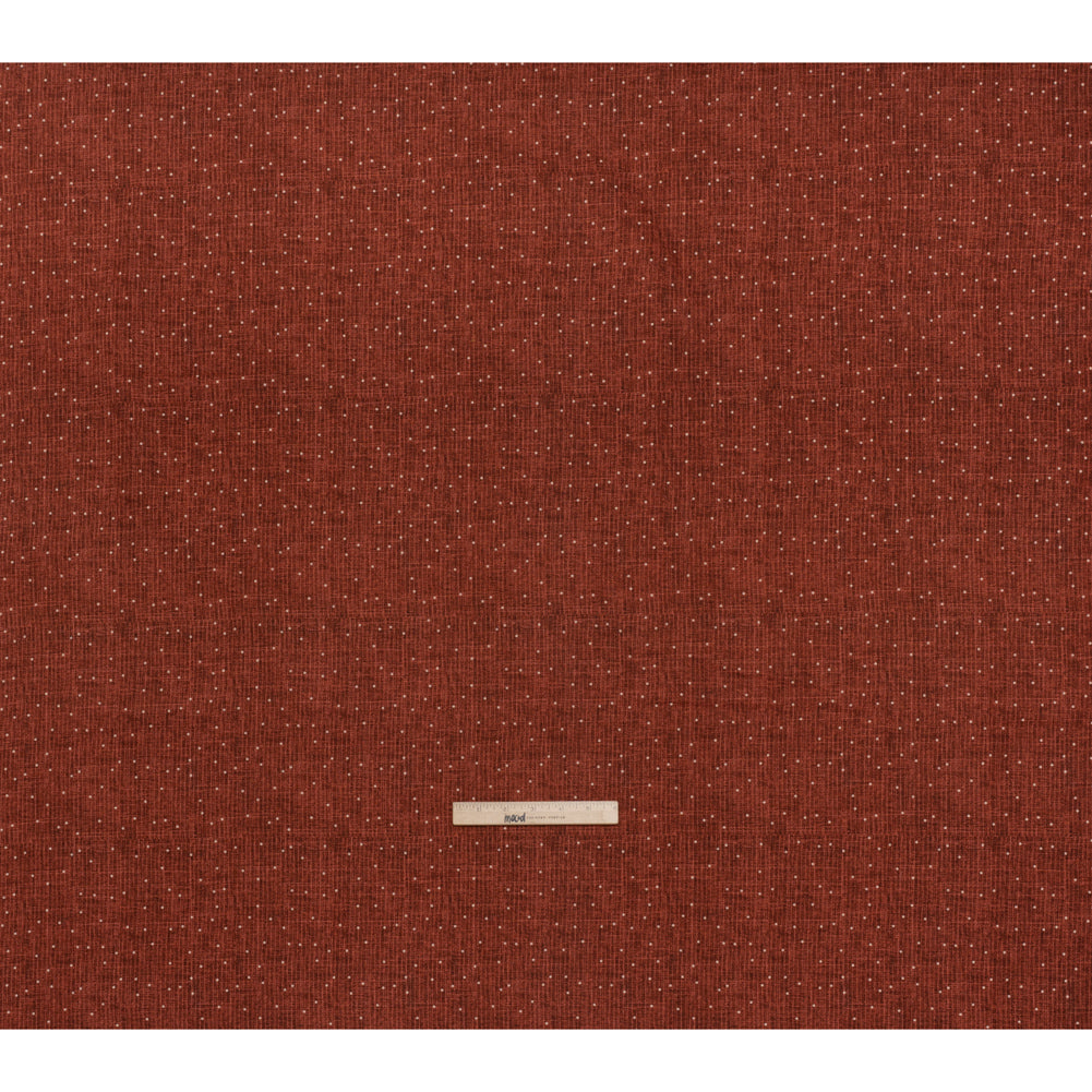 Printed Quilting Cotton by Ghazal Razavi for FIGO Studio - Rust Stripe Dot - Stash Collection