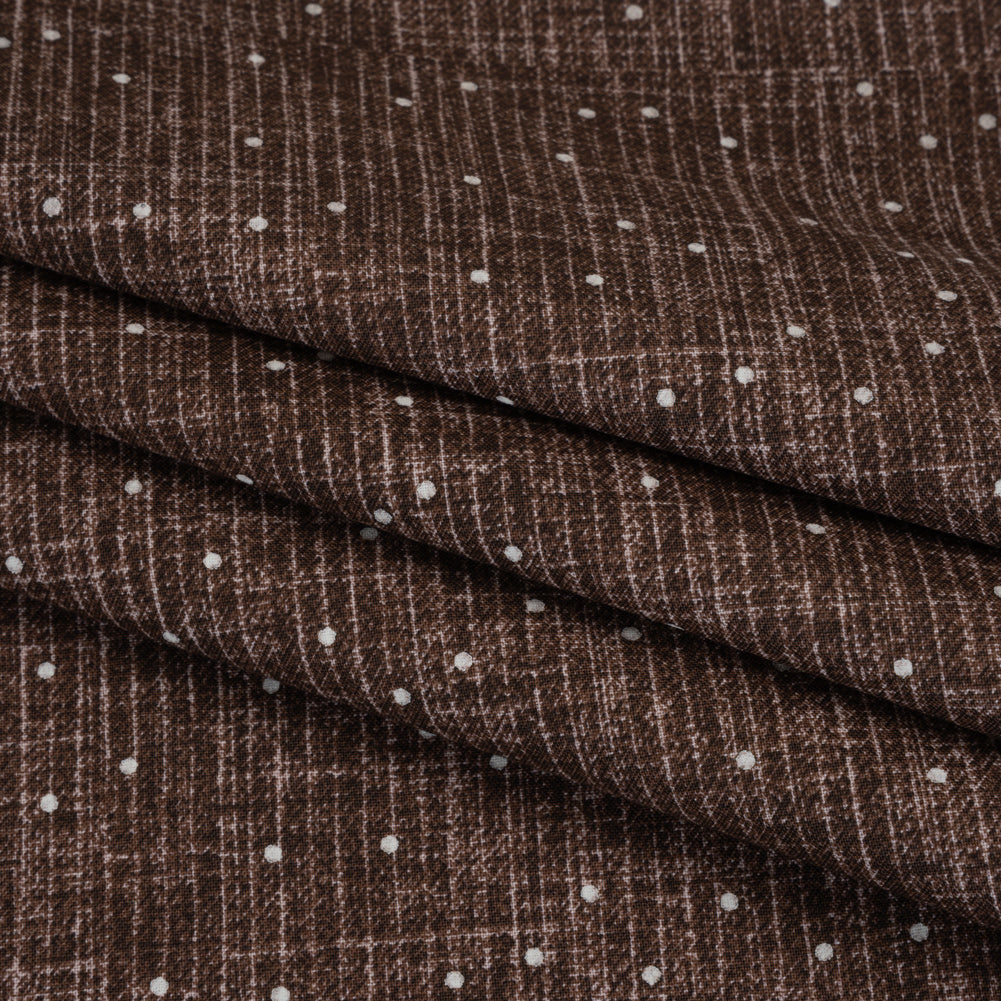 Printed Quilting Cotton by Ghazal Razavi for FIGO Studio - Bark Stripe Dot - Stash Collection