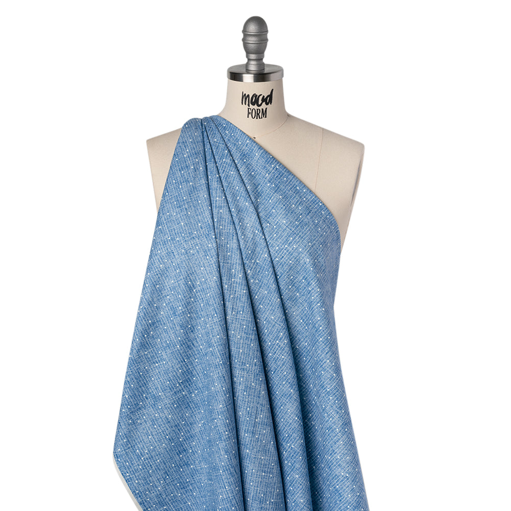 Printed Quilting Cotton by Ghazal Razavi for FIGO Studio - Sky Stripe Dot - Stash Collection