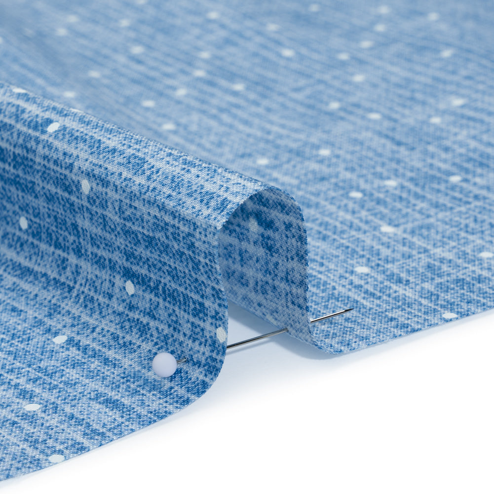 Printed Quilting Cotton by Ghazal Razavi for FIGO Studio - Sky Stripe Dot - Stash Collection