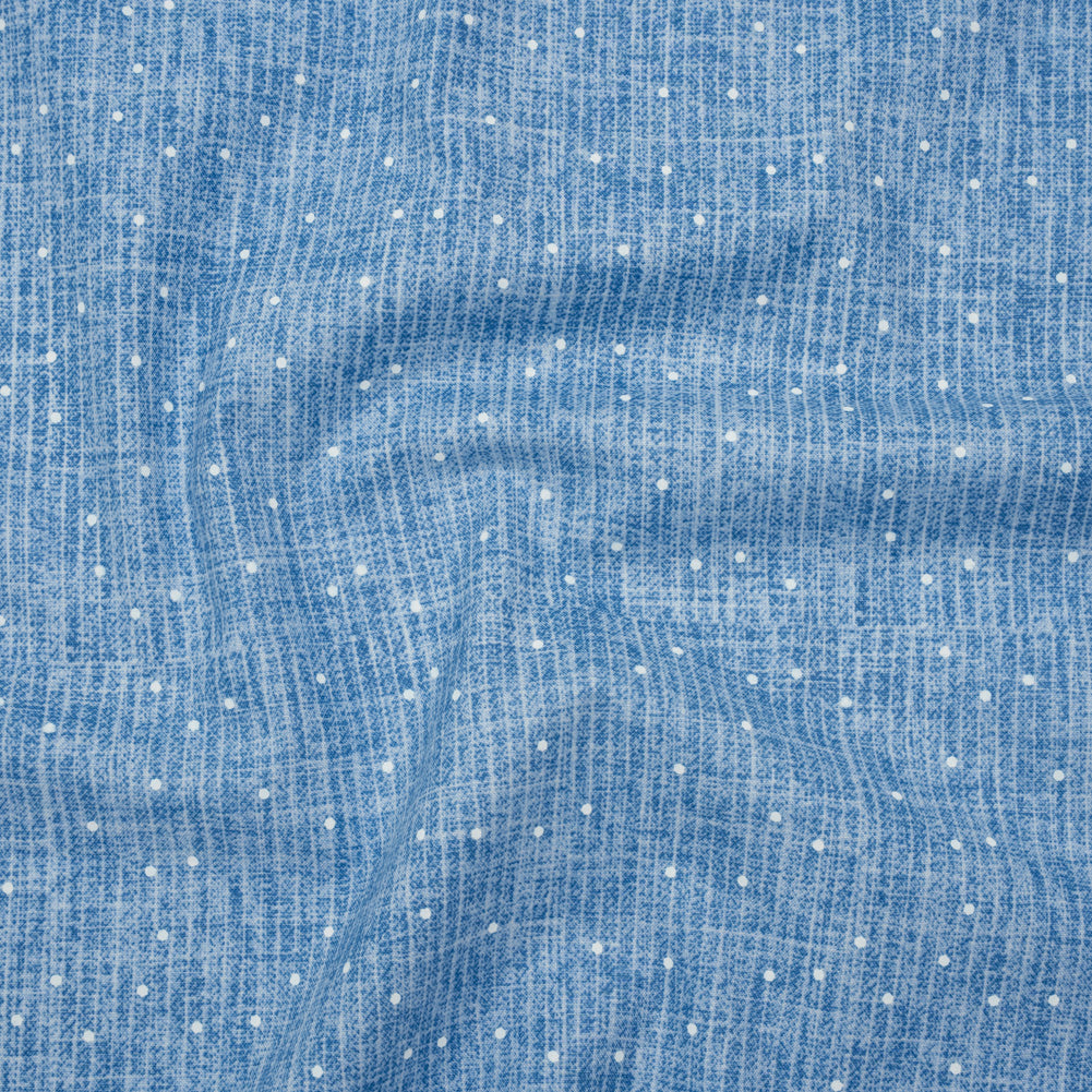 Printed Quilting Cotton by Ghazal Razavi for FIGO Studio - Sky Stripe Dot - Stash Collection