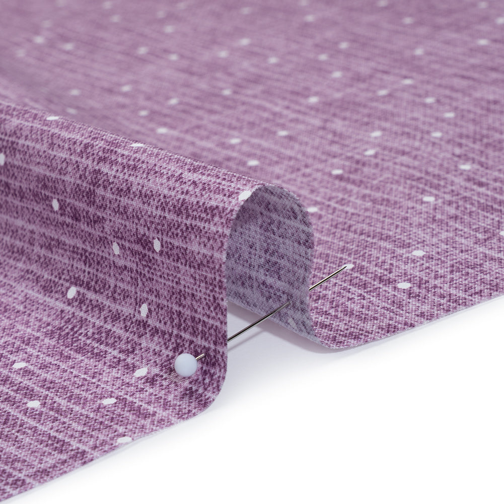 Printed Quilting Cotton by Ghazal Razavi for FIGO Studio - Orchid Stripe Dot - Stash Collection