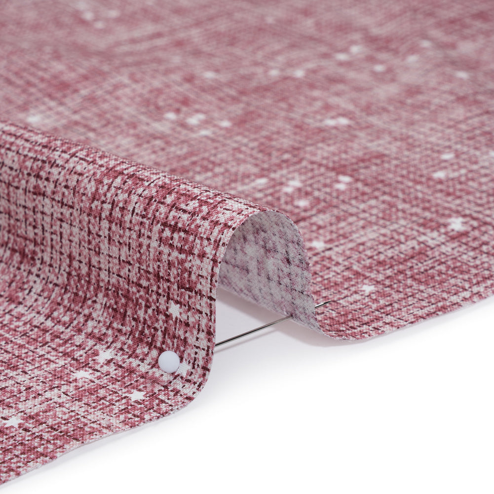 Printed Quilting Cotton by Ghazal Razavi for FIGO Studio - Rose Checks and Stars - Stash Collection