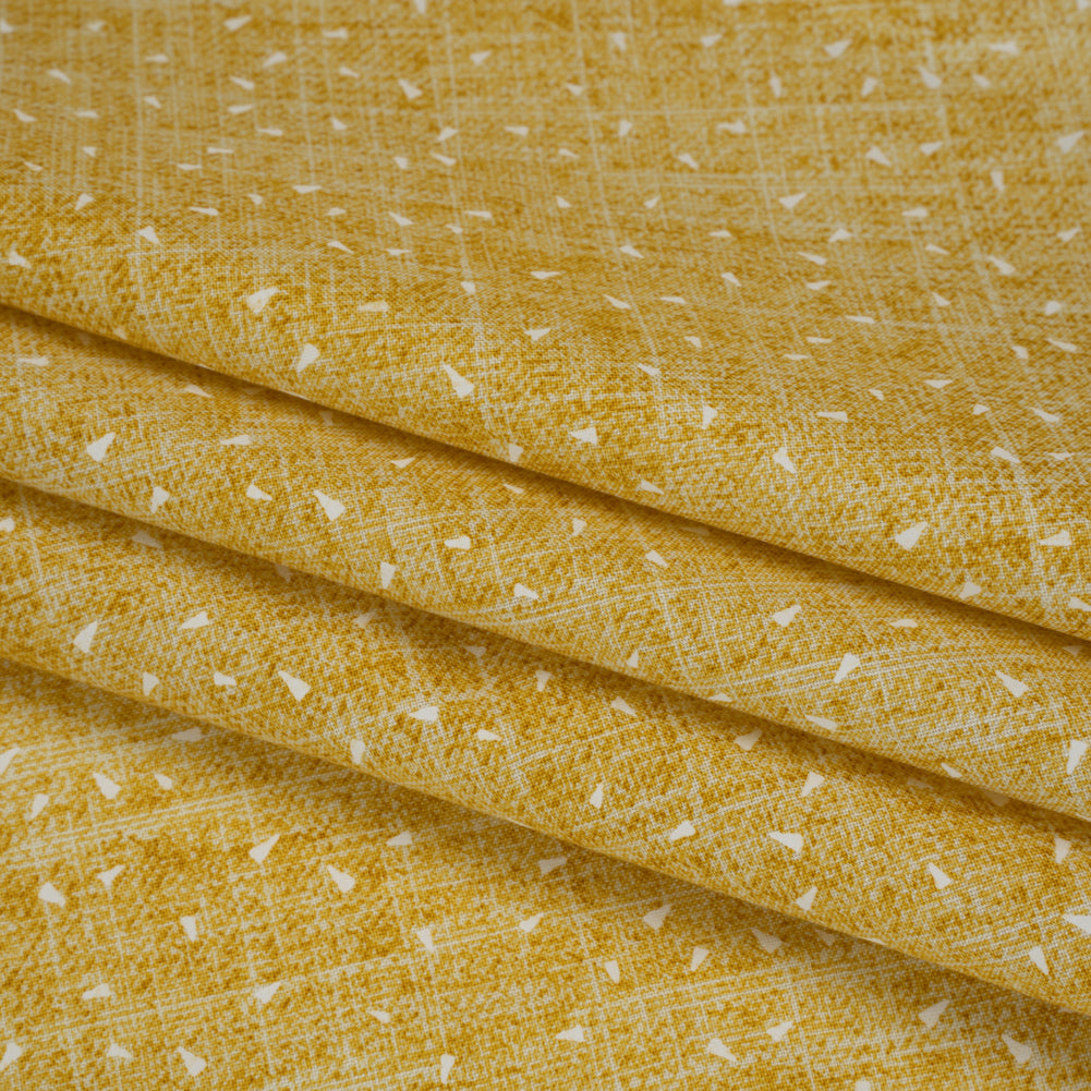 Printed Quilting Cotton by Ghazal Razavi for FIGO Studio - Sun Triangles and Texture - Stash Collection