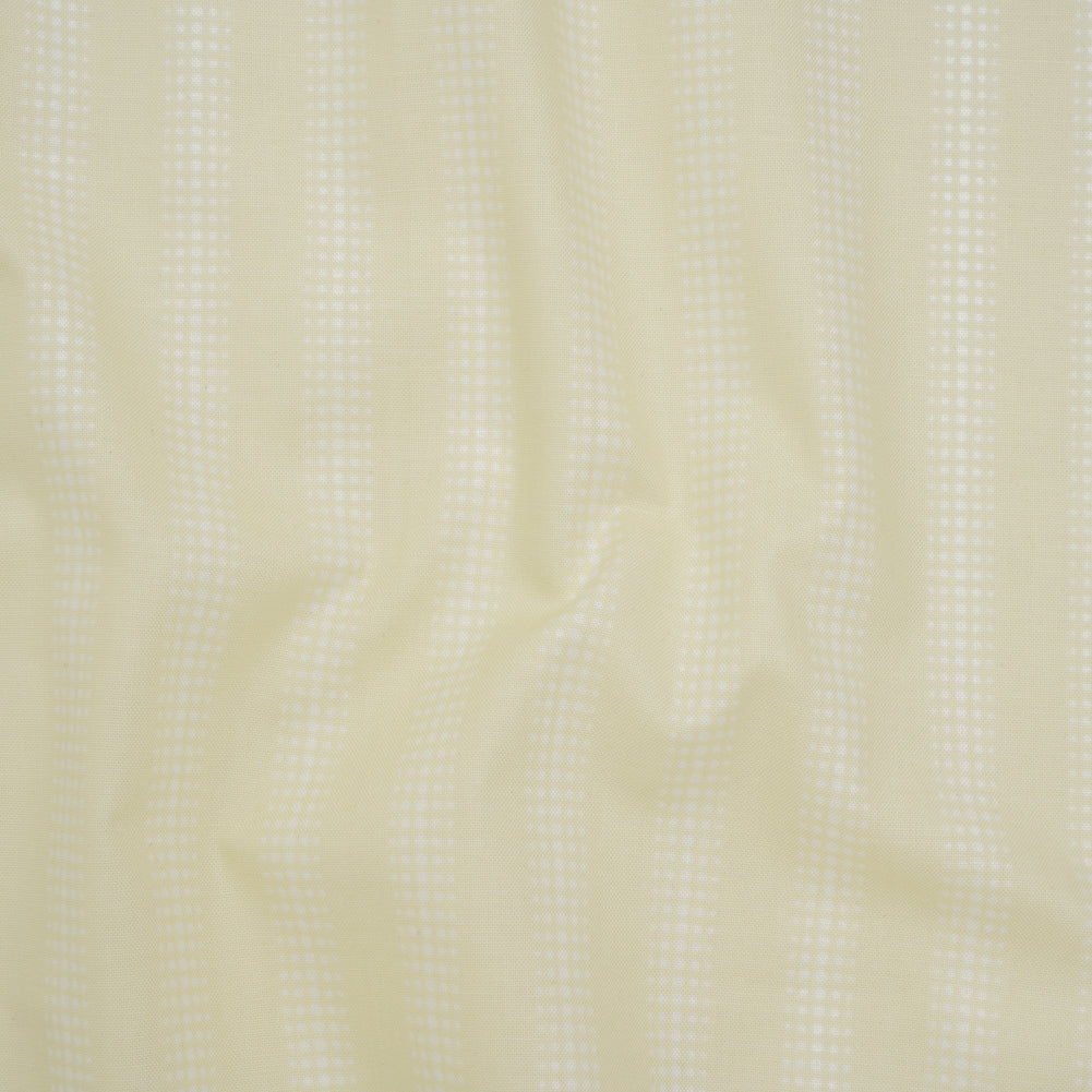 Printed Quilting Cotton by Heather Bailey for FIGO Studio - Ivory Dot Stripe - Pop Sugar Collection